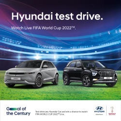 'Test-drive your way to Qatar with Hyundai' campaign